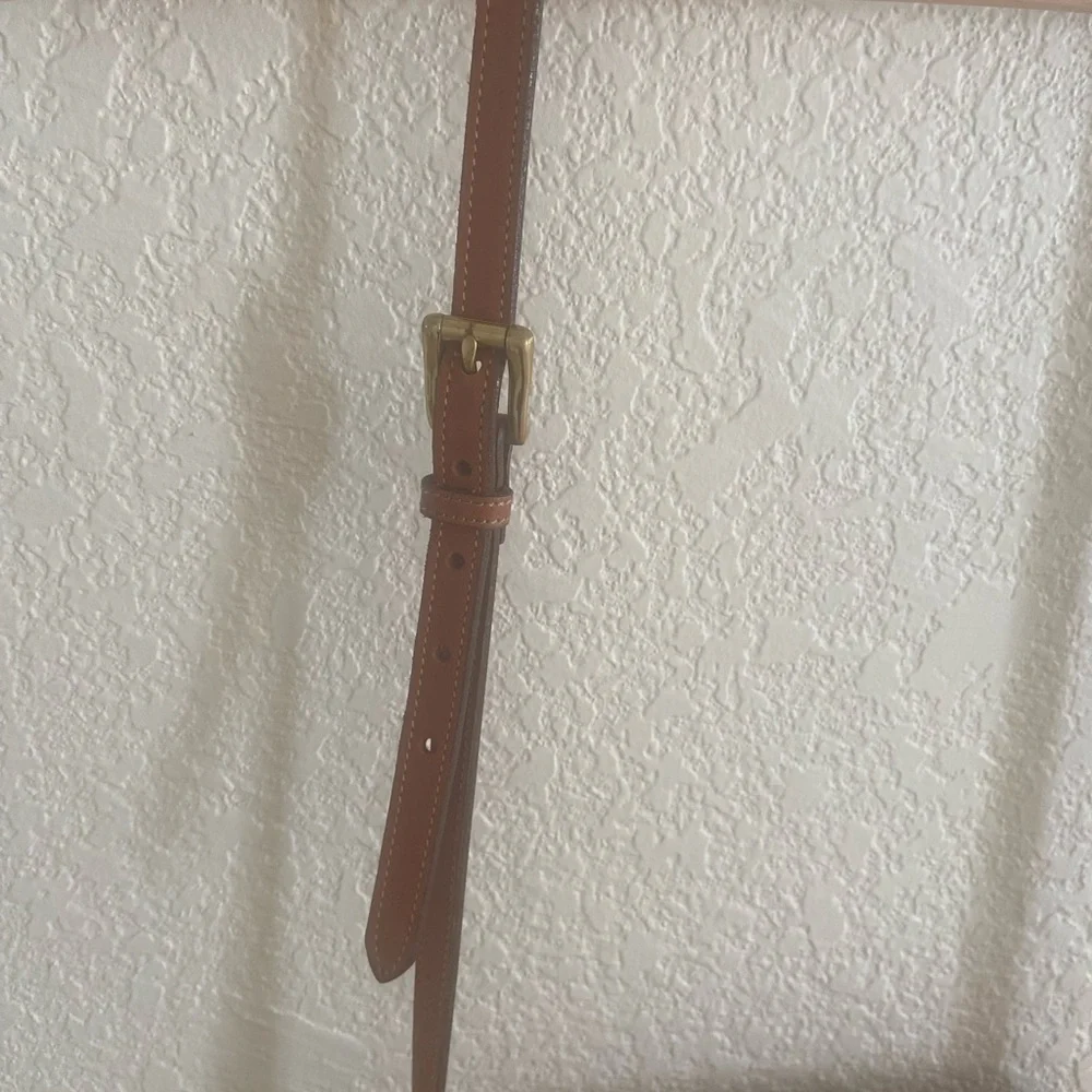 Dooney & Bourke Vintage 80s Shoulder Crossbody Leather Bag - Picture 3 of 13